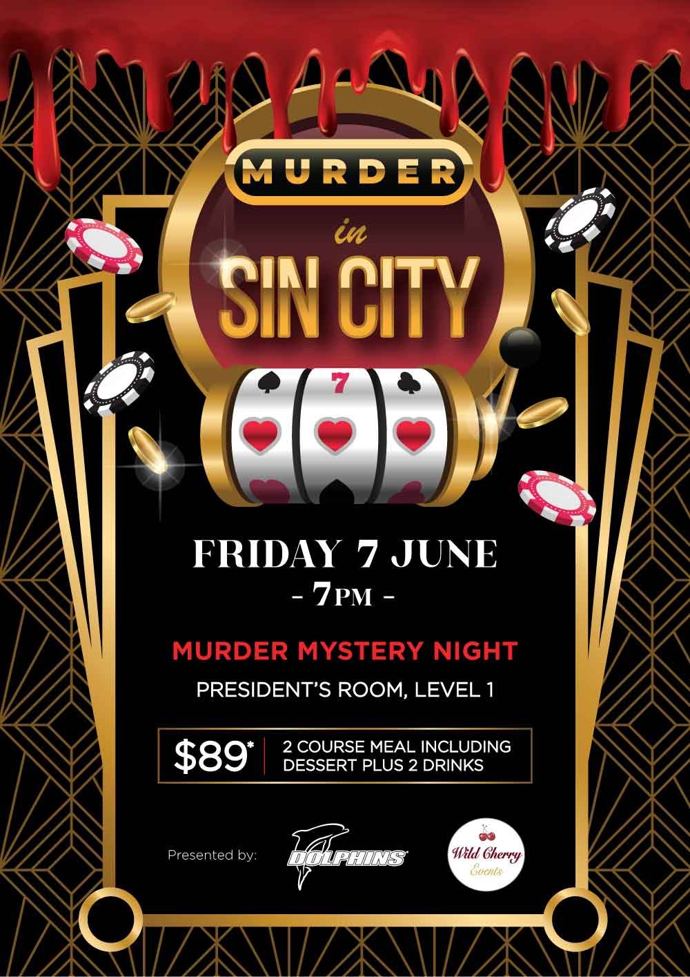 Sin City Murder Mystery Night at Redcliffe Leagues Club