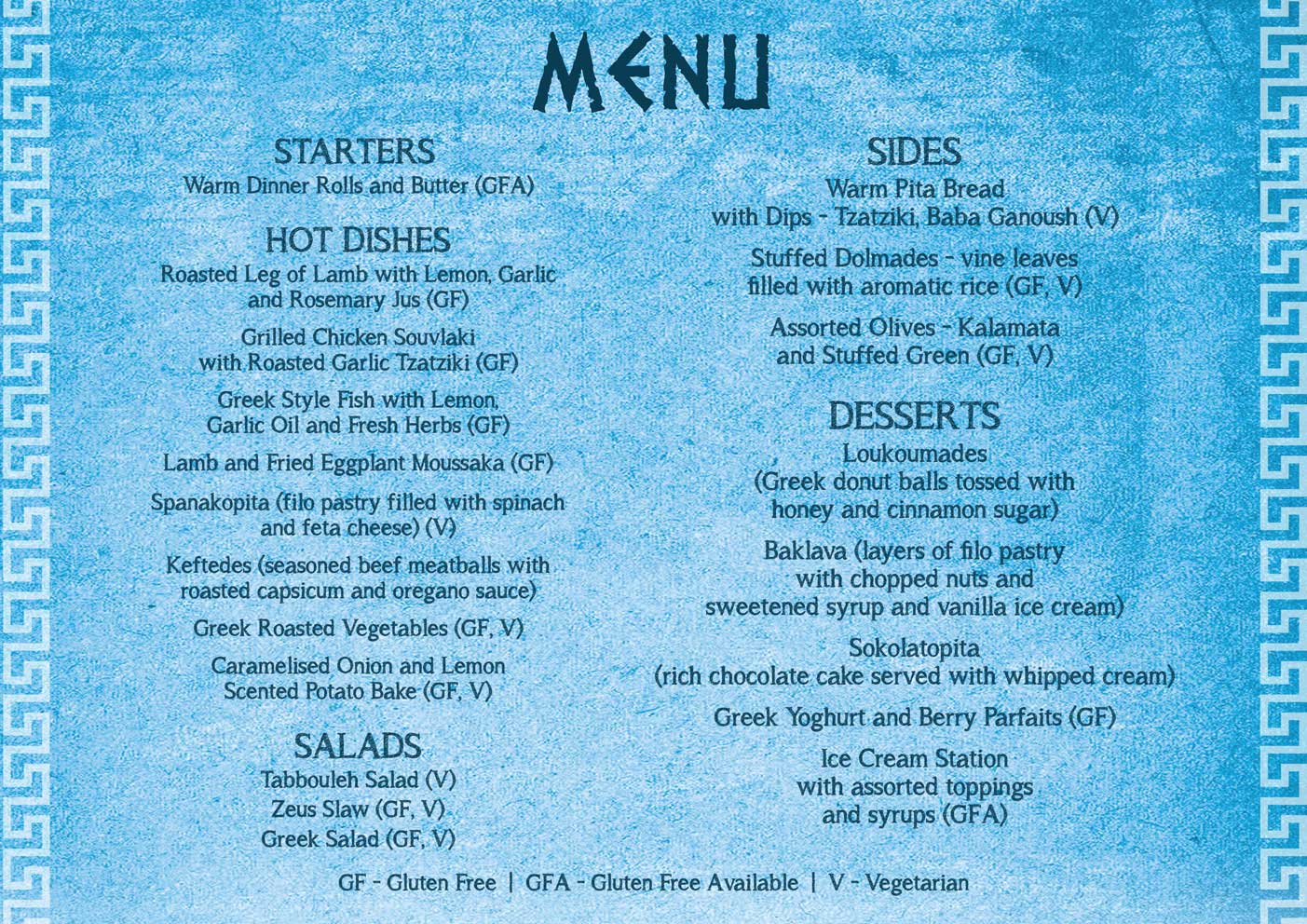 Flavours of Greece Greek Buffet at Redcliffe Leagues Club