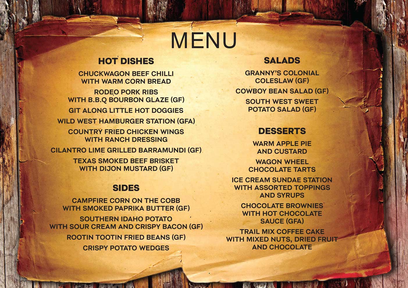 Wild Wild West Buffet at Redcliffe Leagues Club