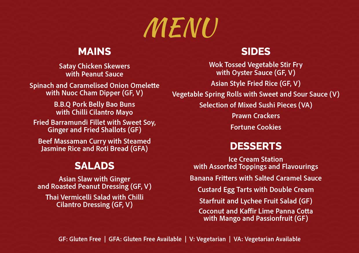 Asian Fusion Buffet Redcliffe Leagues Club