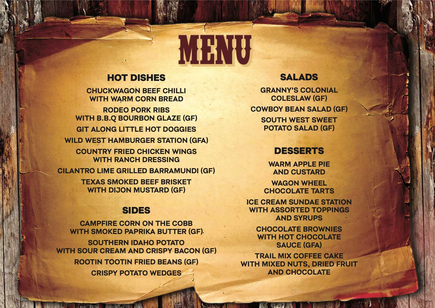 Country Family Fest Buffet Night